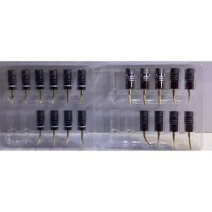 Flex Pin Banana Plugs Connector (9 Pairs, 18 Pcs), 2MM Braided, 24K Gold-Plated